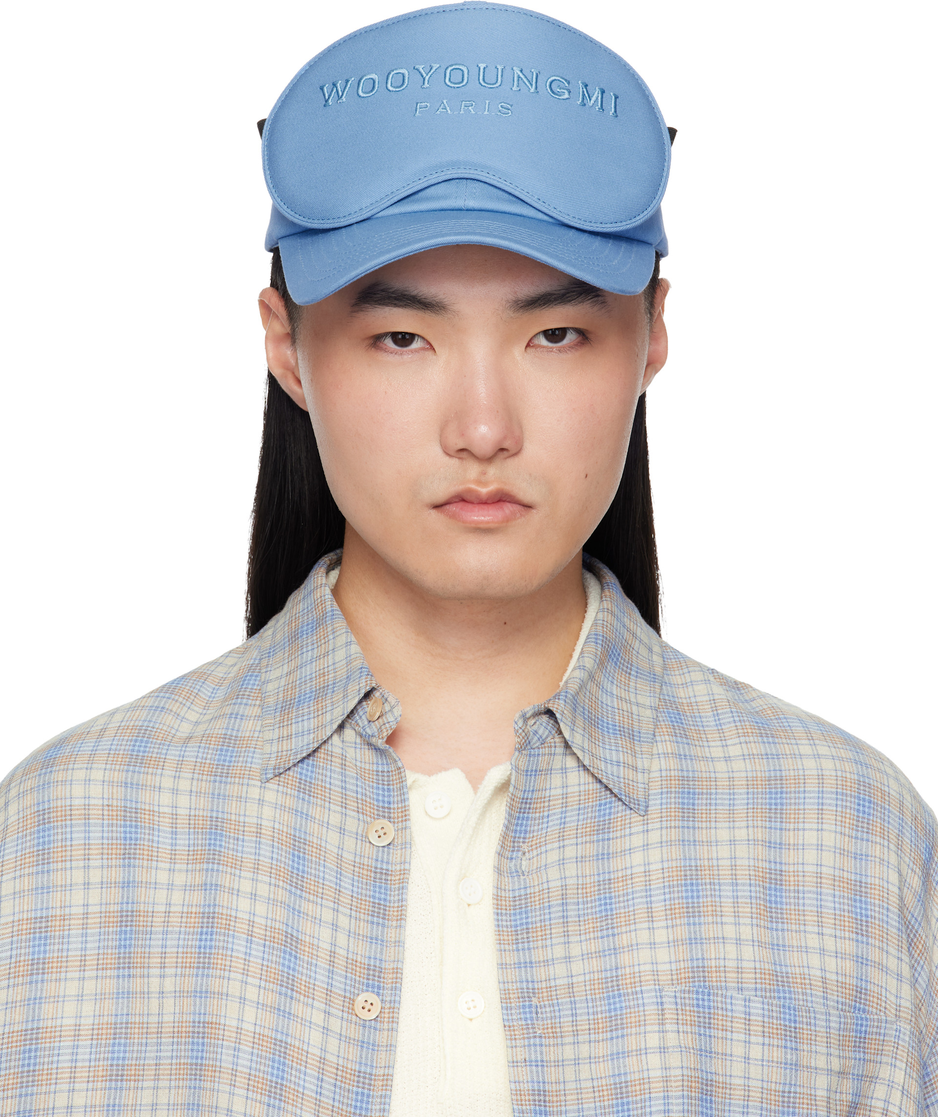 WOOYOUNGMI - Blue Eye Patch Ball Cap