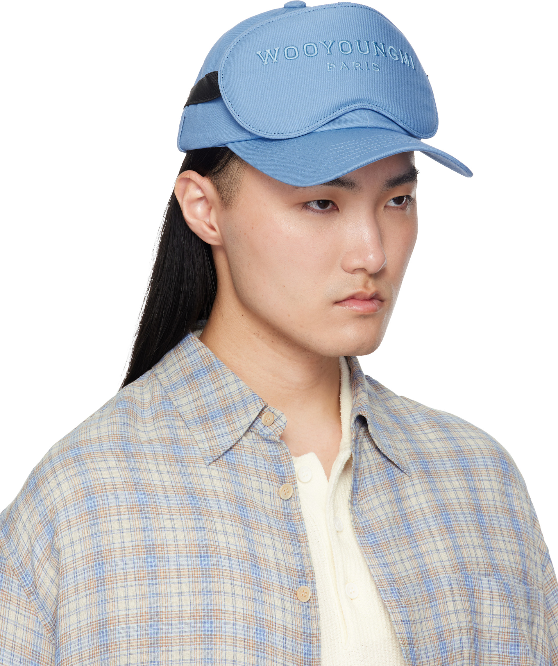 WOOYOUNGMI - Blue Eye Patch Ball Cap
