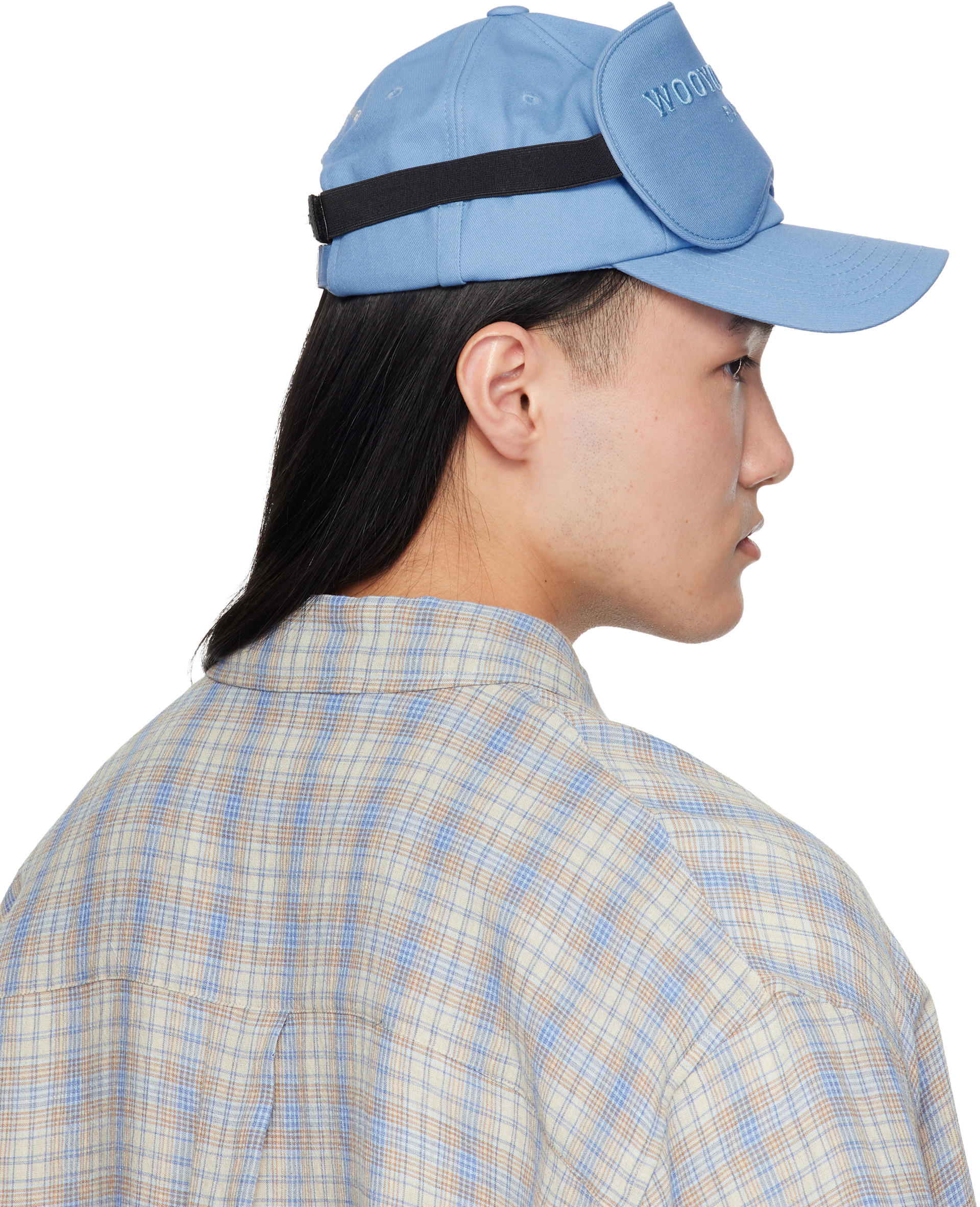 WOOYOUNGMI - Blue Eye Patch Ball Cap
