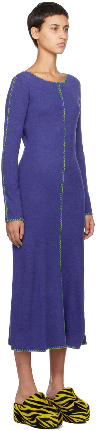 SIMONMILLER - Robe longue Glenn bleue