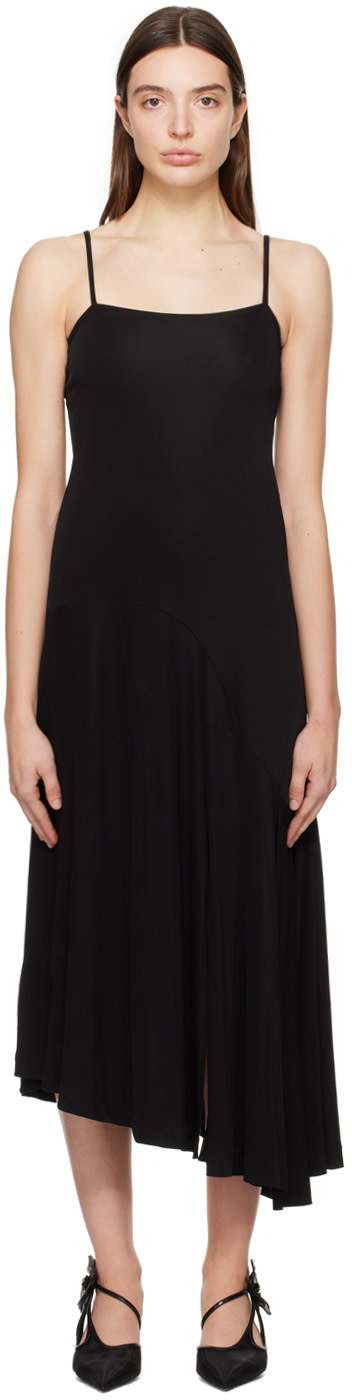 BITE - Robe midi cintrée noire