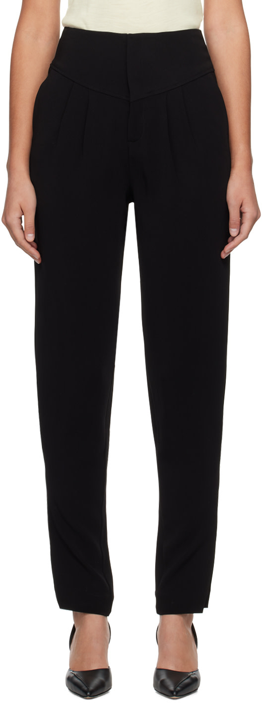 BITE - Pantalon noir à plis