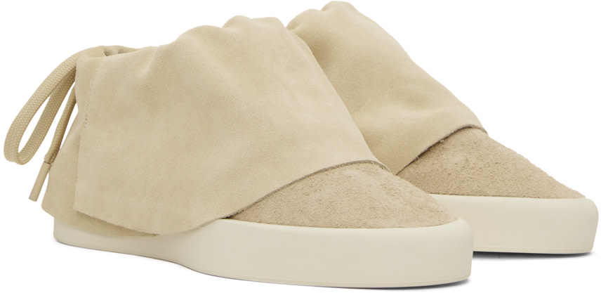 Fear of God: Beige Moc Low Sneakers | SSENSE