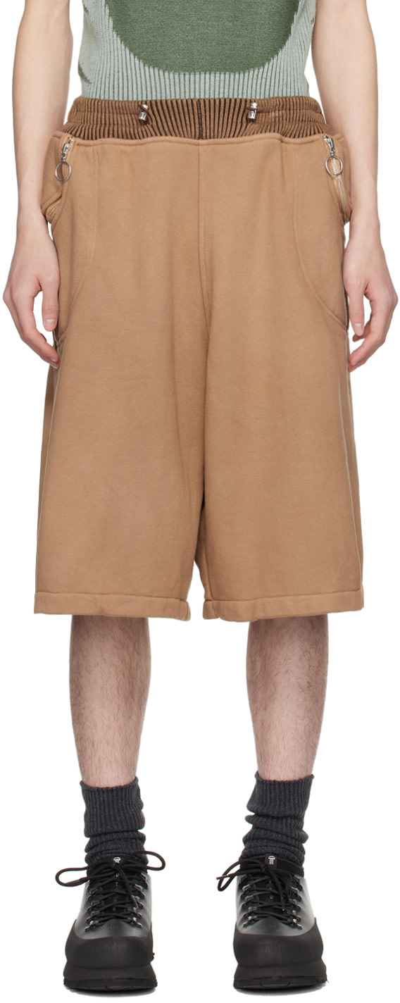 Charlie Constantinou - Short ample brun
