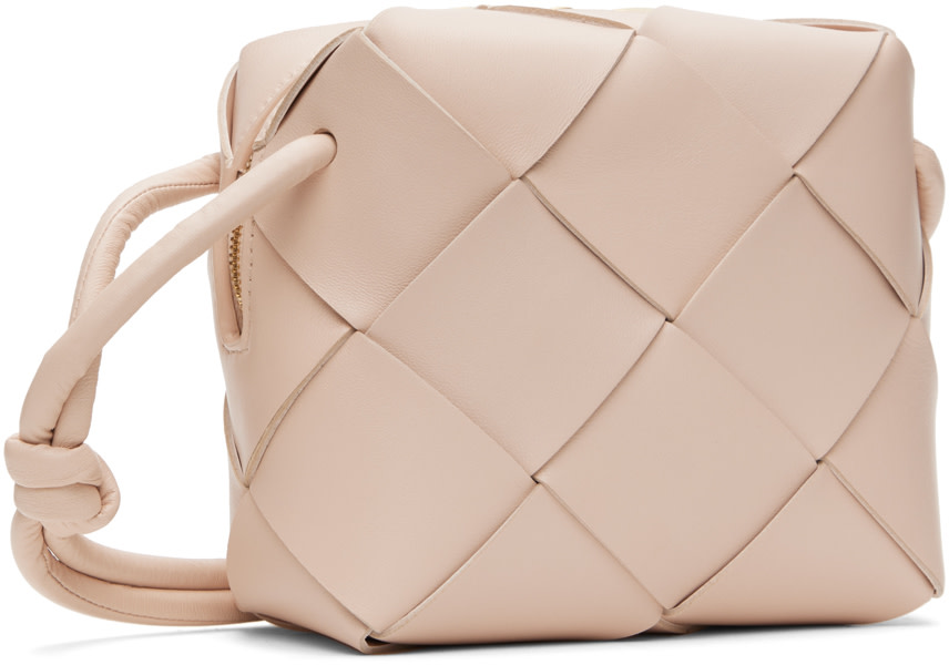 Bottega Veneta - Mini sac caméra Cassette rose