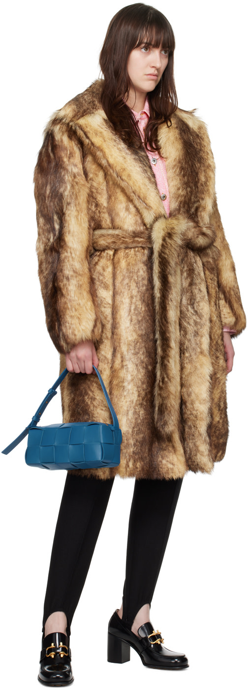Bottega Veneta: Blue Small Brick Cassette Bag | SSENSE