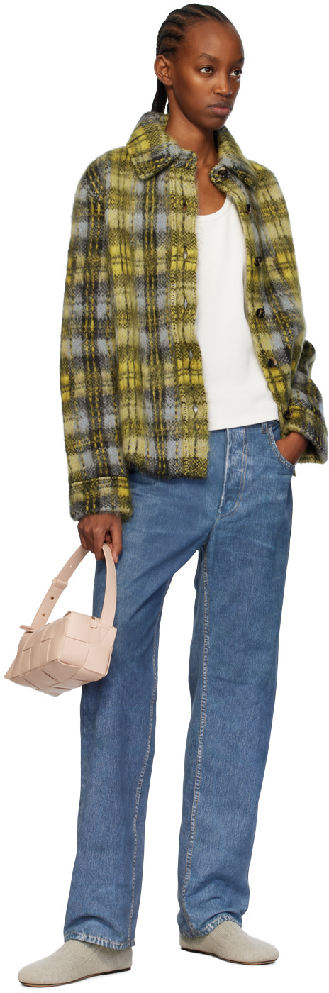 Bottega Veneta: Pink Small Brick Cassette Bag | SSENSE