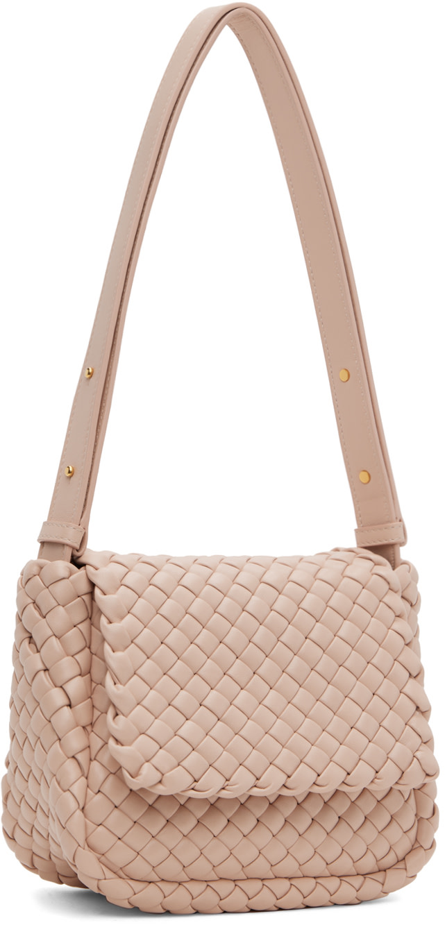 Bottega Veneta - Mini sac Cobble rose