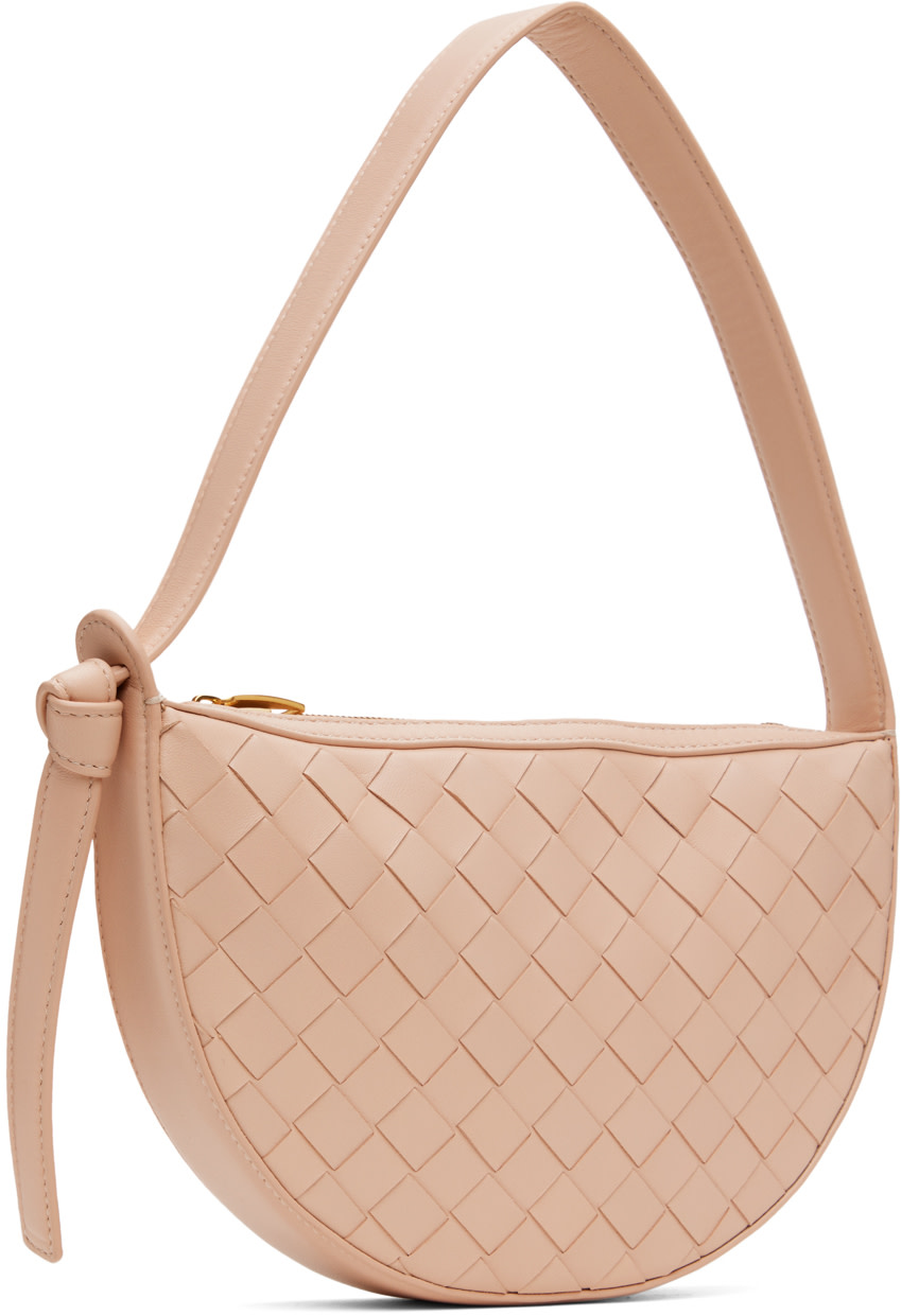 Bottega Veneta: Pink Mini Sunrise Bag | SSENSE