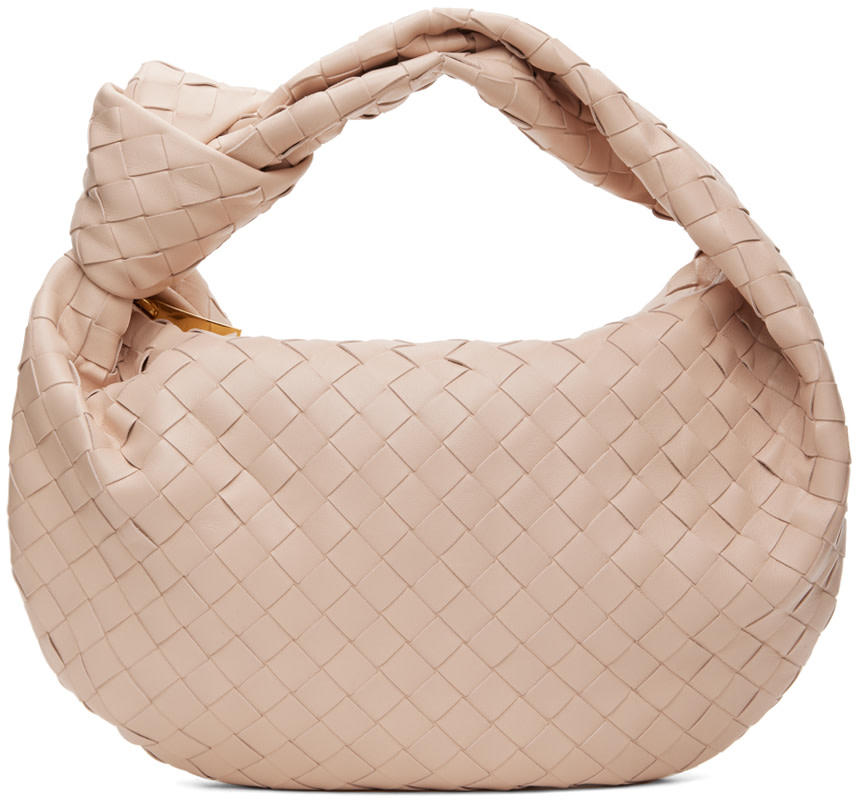 Bottega Veneta: Pink Teen Jodie Bag | SSENSE