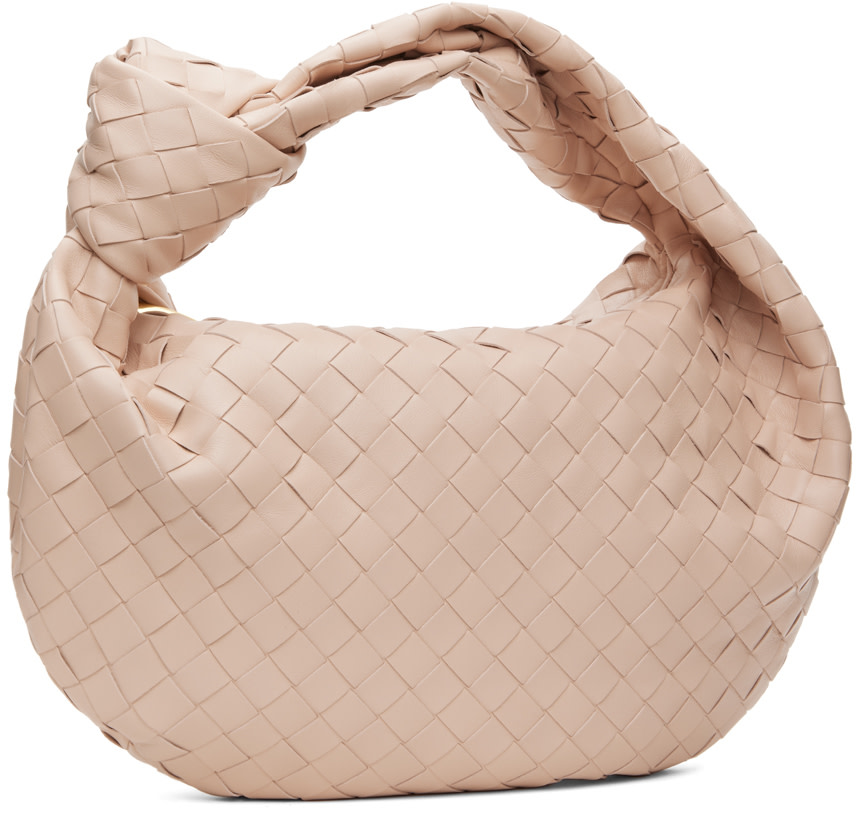 Bottega Veneta: Pink Teen Jodie Bag | SSENSE