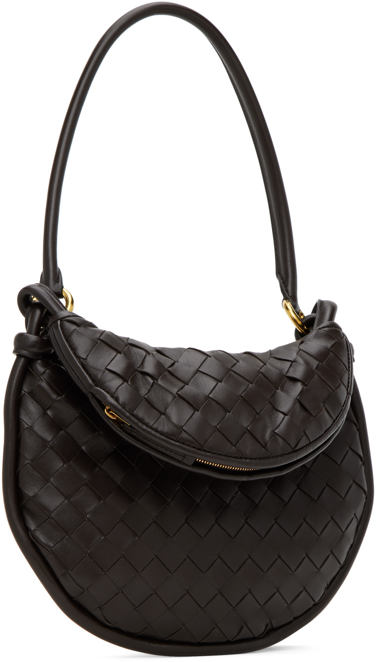 BOTTEGA VENETA ワンショルダー Bottega Veneta: Brown Small Gemelli Shoulder Bag | SSENSE