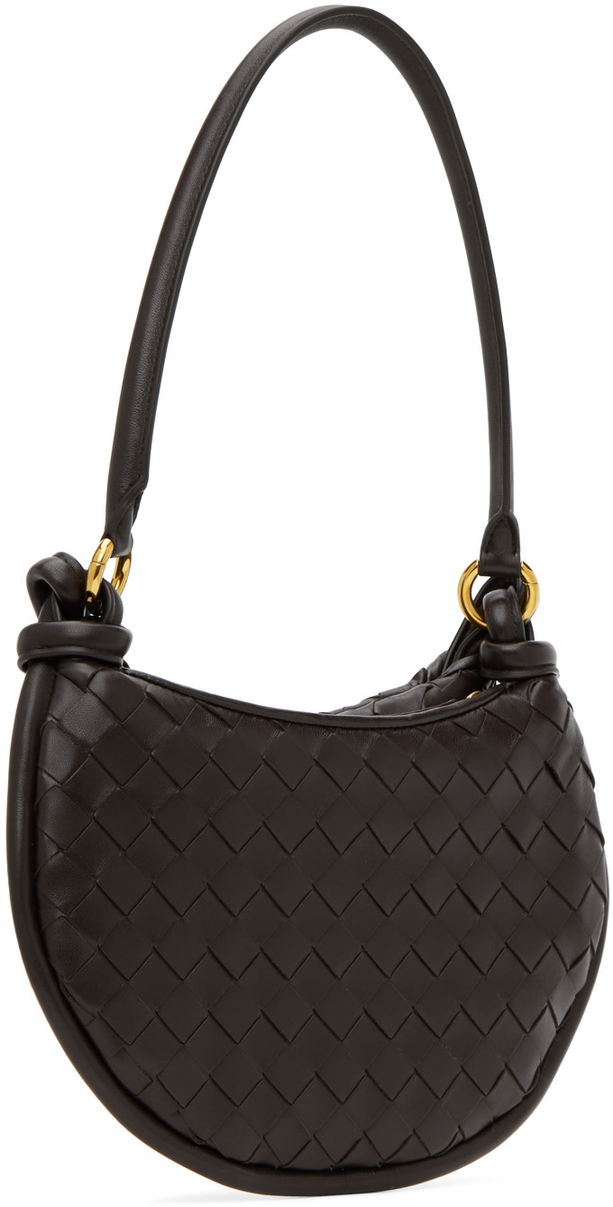 BOTTEGA VENETA☆ショルダーバック Bottega Veneta: Brown Small Gemelli Shoulder Bag | SSENSE