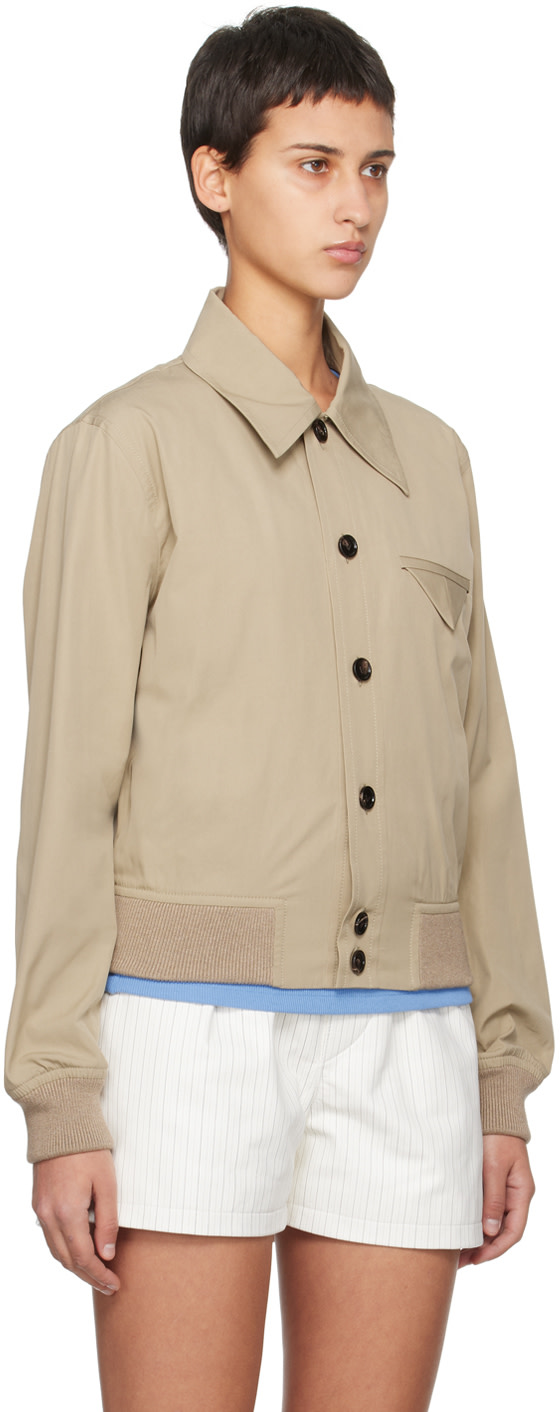 Bottega Veneta - Beige Button Jacket
