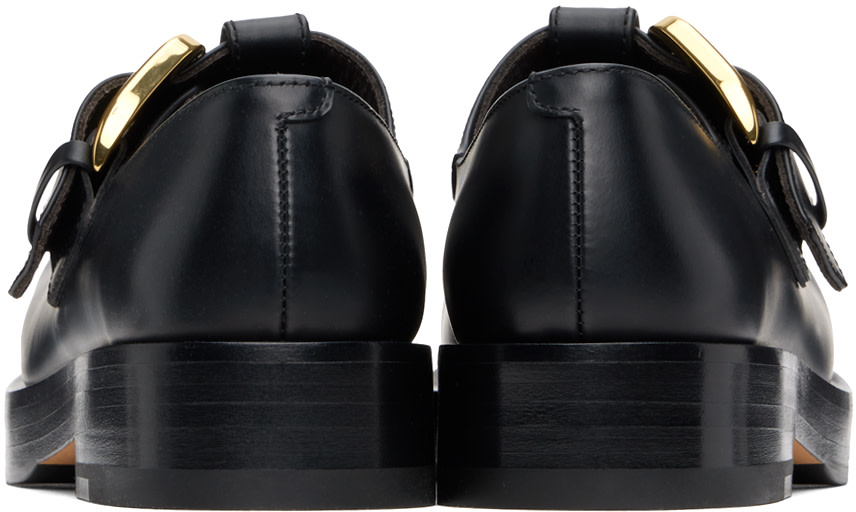 Bottega Veneta: ブラック Helium メリージェーン シューズ | SSENSE 日本
