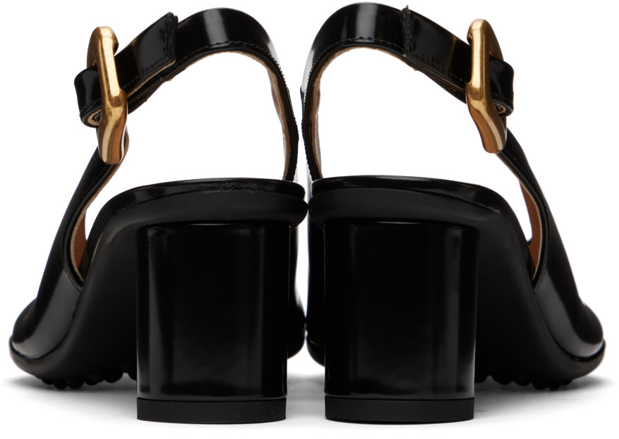 定価15.9万★超美品　ボッテガヴェネタAtomic パンプス　黒36ストラップ Bottega Veneta: ブラック Atomic パンプス | SSENSE 日本