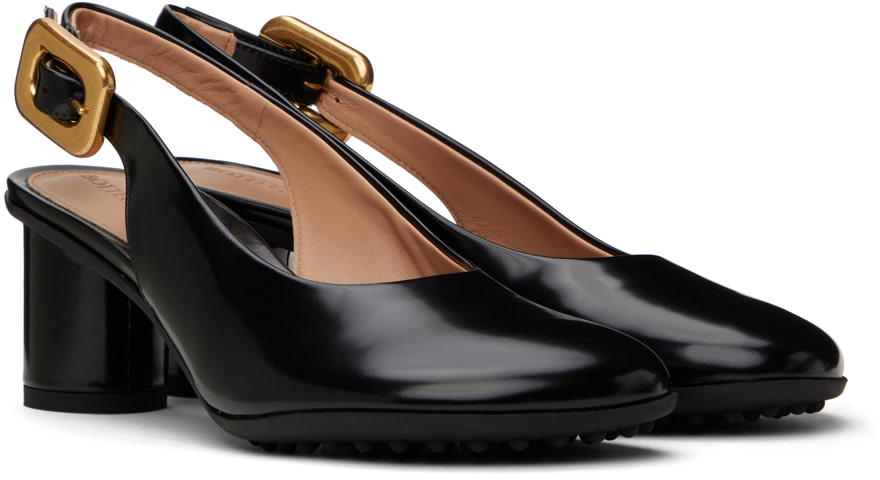 定価15.9万★超美品　ボッテガヴェネタAtomic パンプス　黒36ストラップ Bottega Veneta: ブラック Atomic パンプス | SSENSE 日本