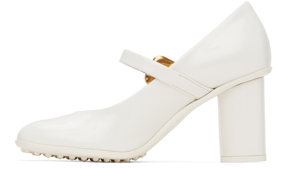 Bottega Veneta - Chaussures à talon Atomic blanches