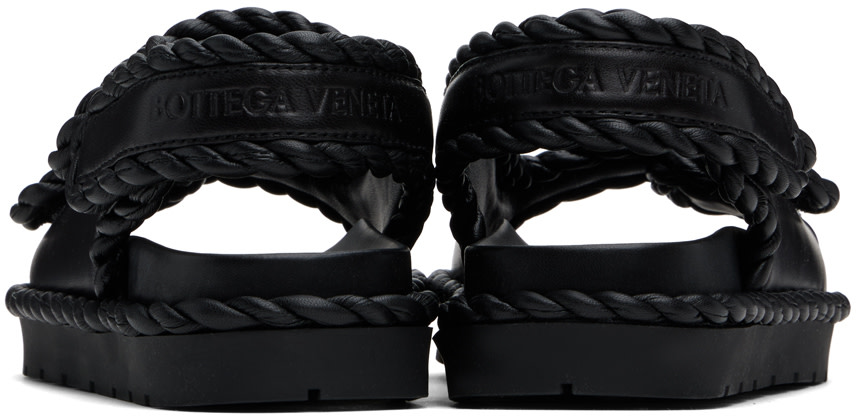 BOTTEGA VENETA ブラック サンダル BOTTEGA VENETA（ボッテガ・ヴェネタ） スライドサンダル SNAP SLIDE