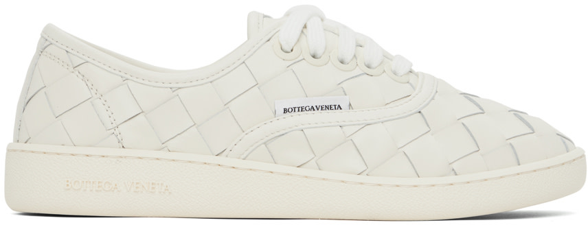 Bottega Veneta - Baskets Sawyer blanc cassé