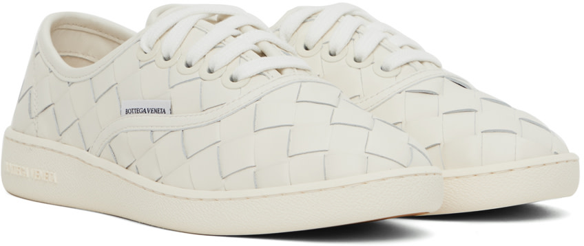 Bottega Veneta - Baskets Sawyer blanc cassé