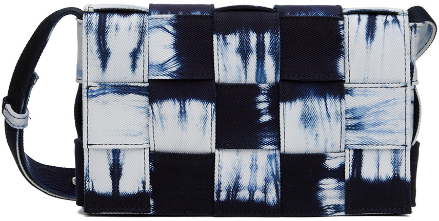 BOTTEGA VENETA Bottega Veneta Medium Cassette コットンクロスボディバッグ