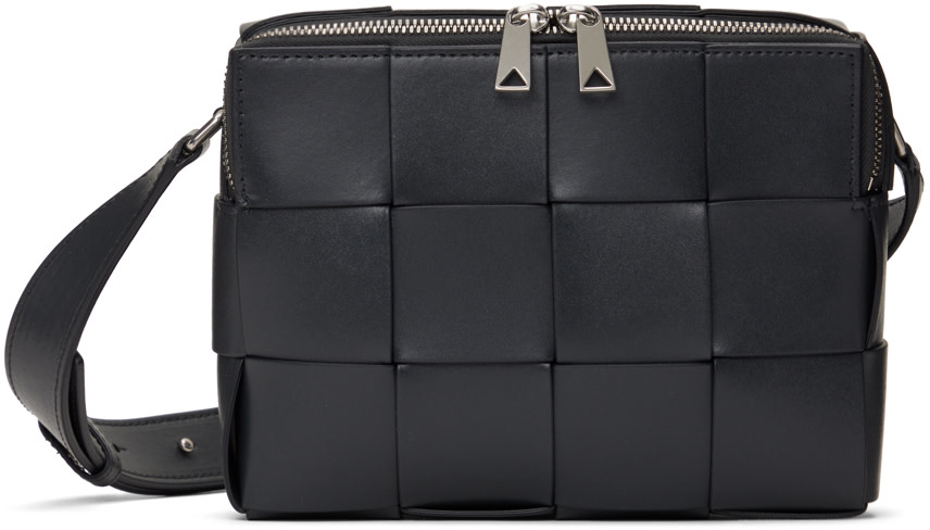 Bottega Veneta - 블랙 스몰 카세트 메신저백