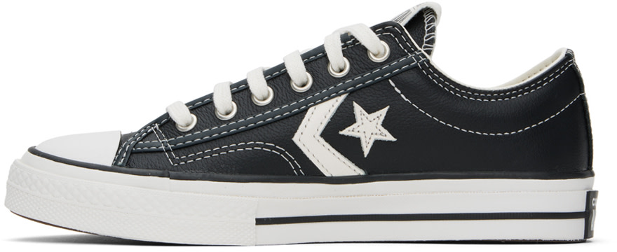 Converse - Black Star Player 76 Fall Leather Sneakers