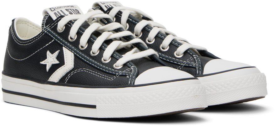 Converse - Black Star Player 76 Fall Leather Sneakers