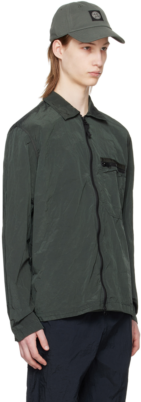 Stone Island - 绿色纹章夹克