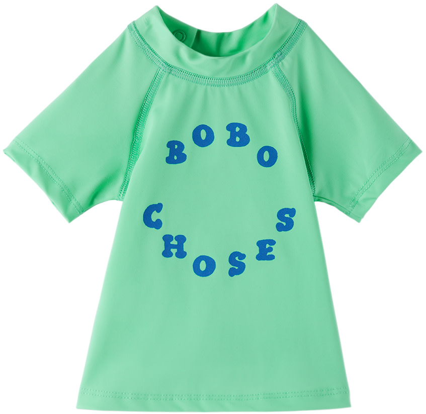 Bobo Choses - 베이비 그린 서클 스윔 탑