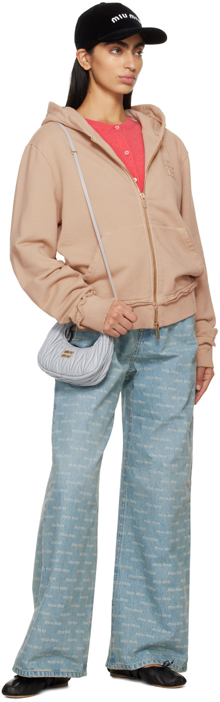 Miu Miu - Blue Printed Jeans