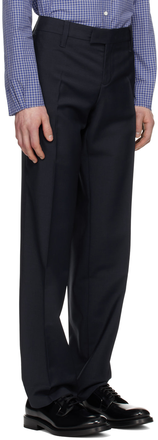 Miu Miu - Navy Low-Rise Trousers