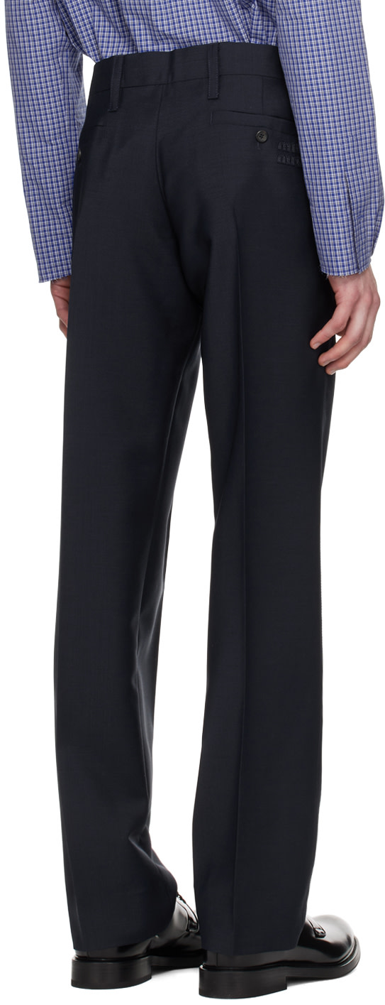Miu Miu - Navy Low-Rise Trousers