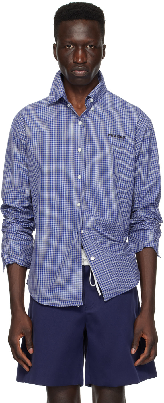 Miu Miu - Blue Check Shirt