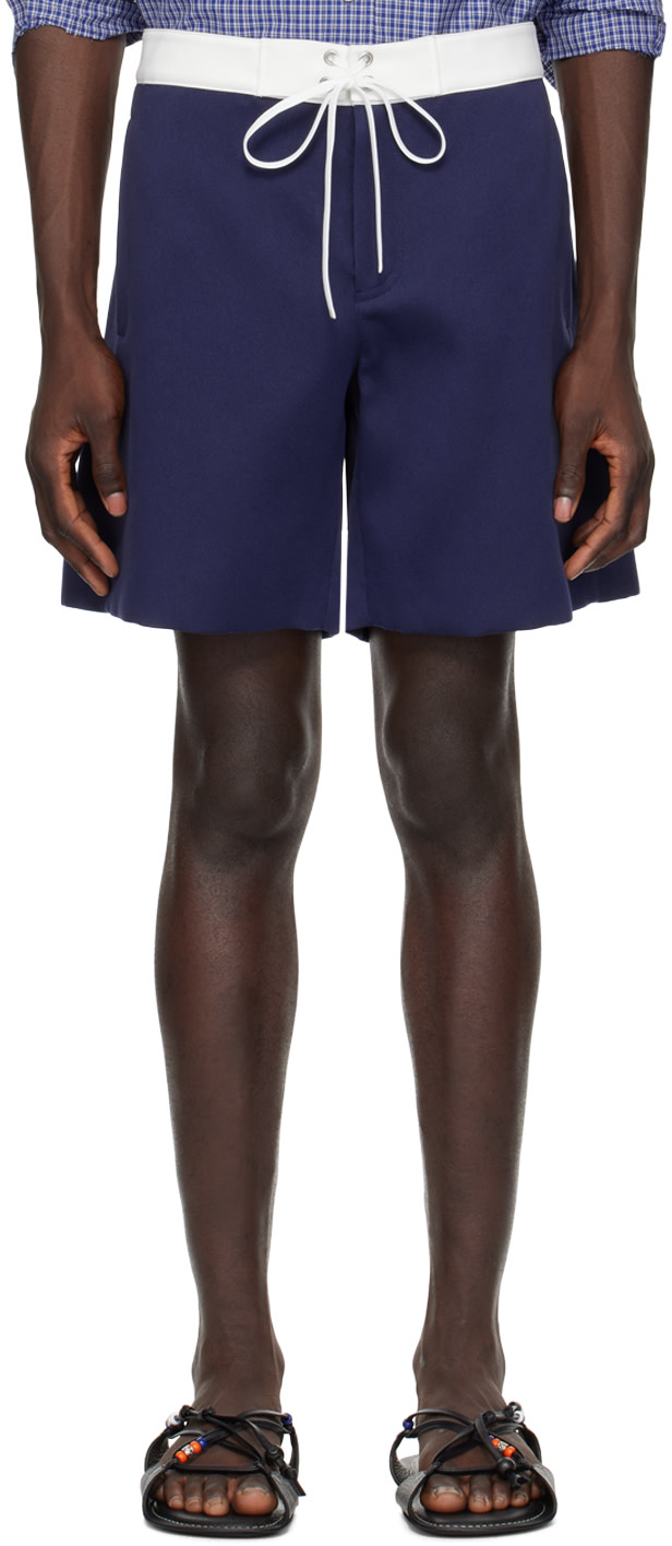 Miu Miu - Bermuda bleu marine