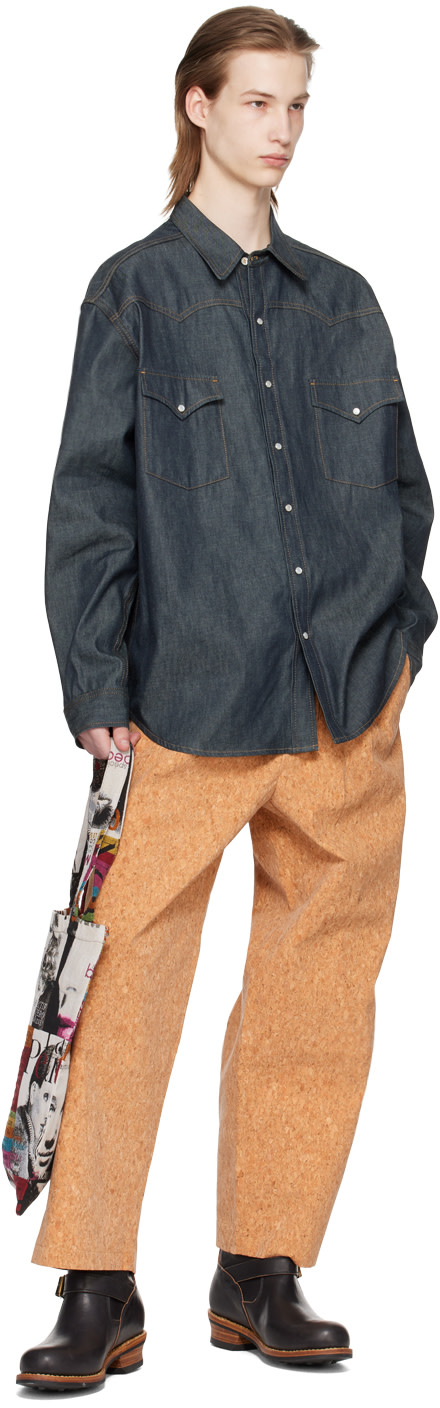 Bless - Pantalon ample beige
