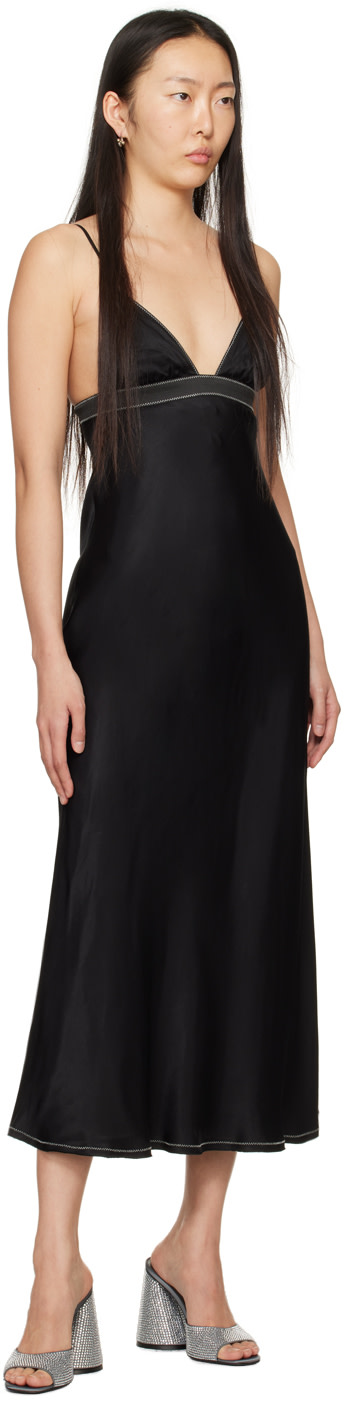 BEC + BRIDGE - Robe midi Aspen noire
