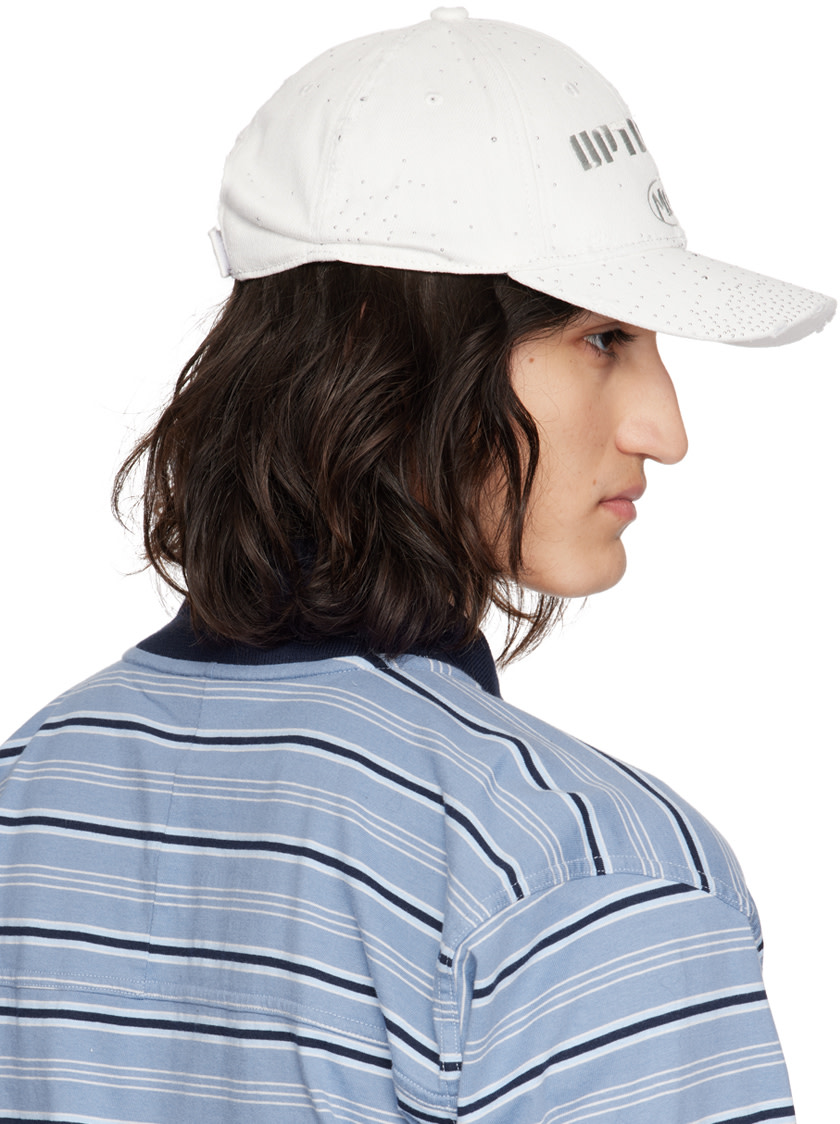 Martine Rose: White Rolled Back Cap | SSENSE Canada