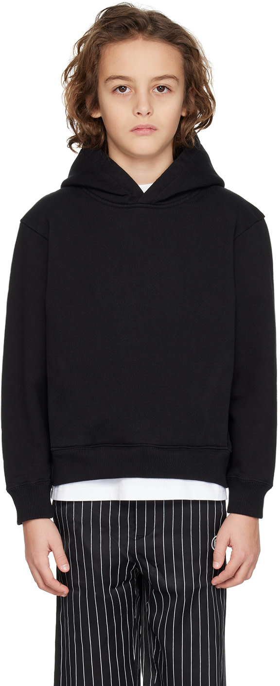 Martine Rose - Enfant | Pull à capuche noir exclusif à SSENSE