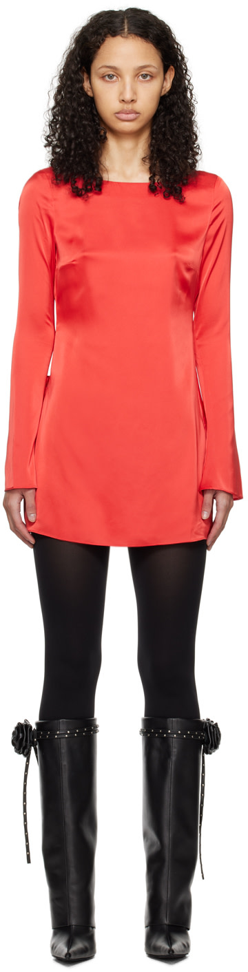 GUIZIO - Robe courte Lleo rouge