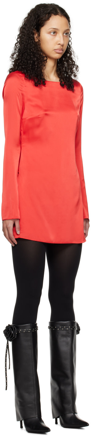 GUIZIO - Robe courte Lleo rouge