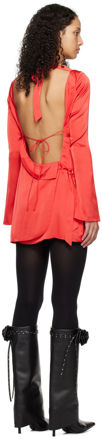 GUIZIO - Robe courte Lleo rouge
