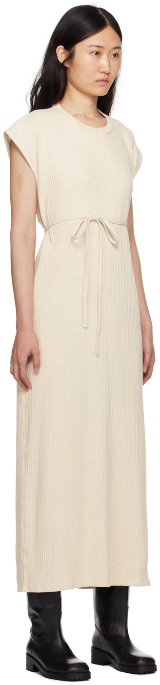 Baserange - Robe longue Shaw beige