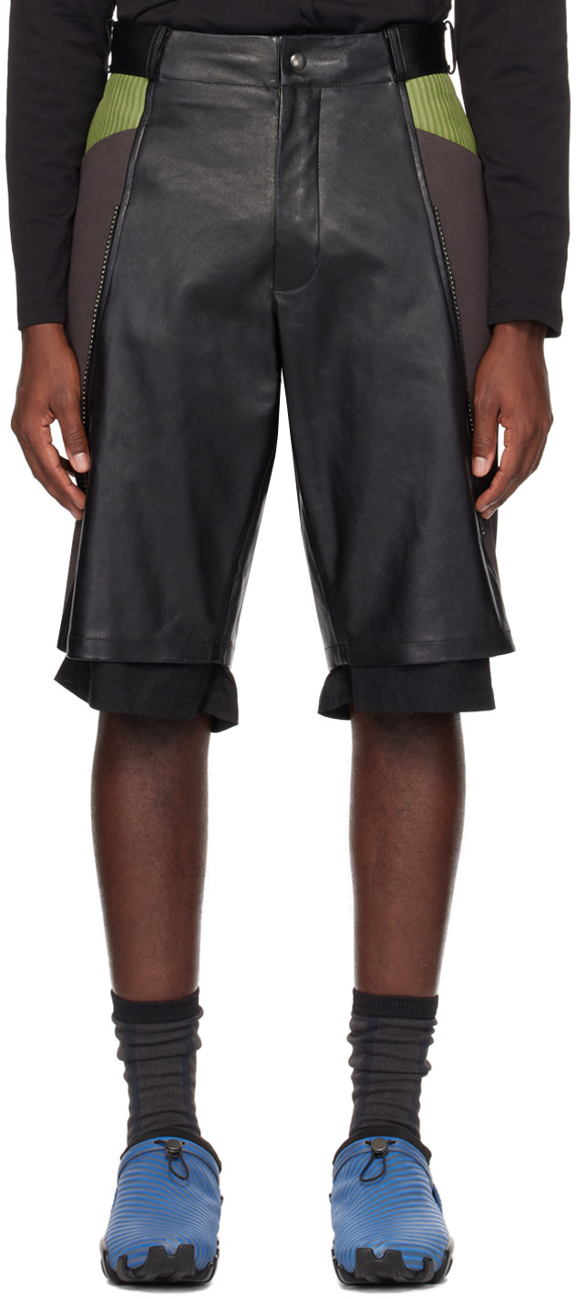 ECCO.kollektive: Black Kiko Kostadinov Edition Inayat Shorts | SSENSE