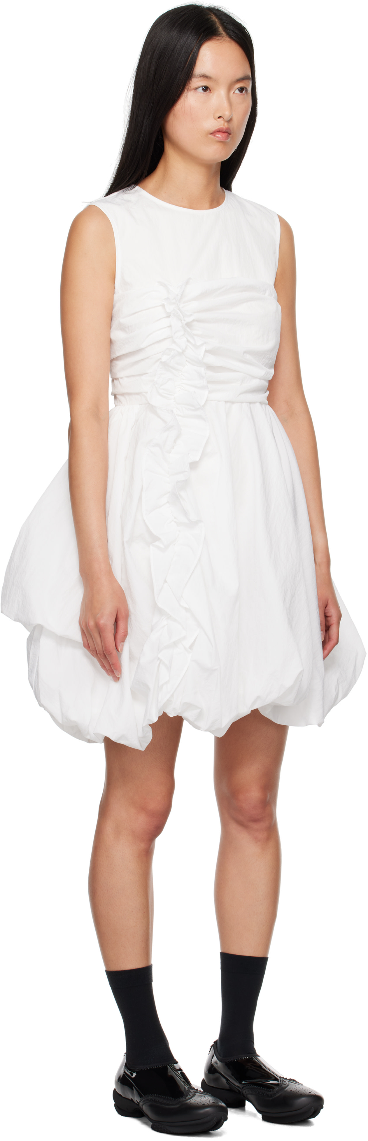 Cecilie Bahnsen - Robe courte Olivia blanche