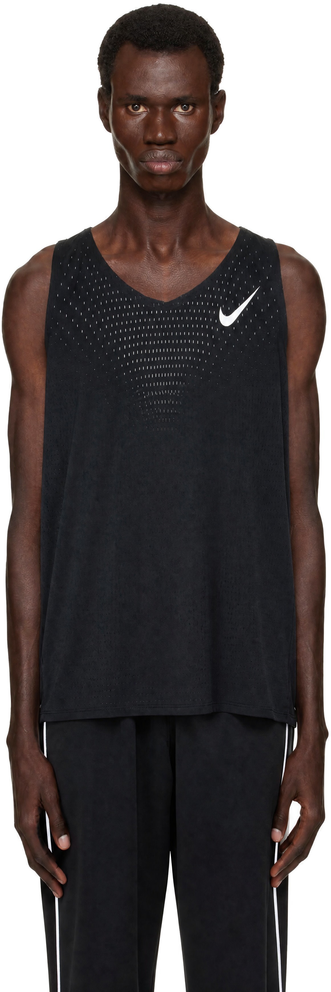 Nike - Black AeroSwift Tank Top