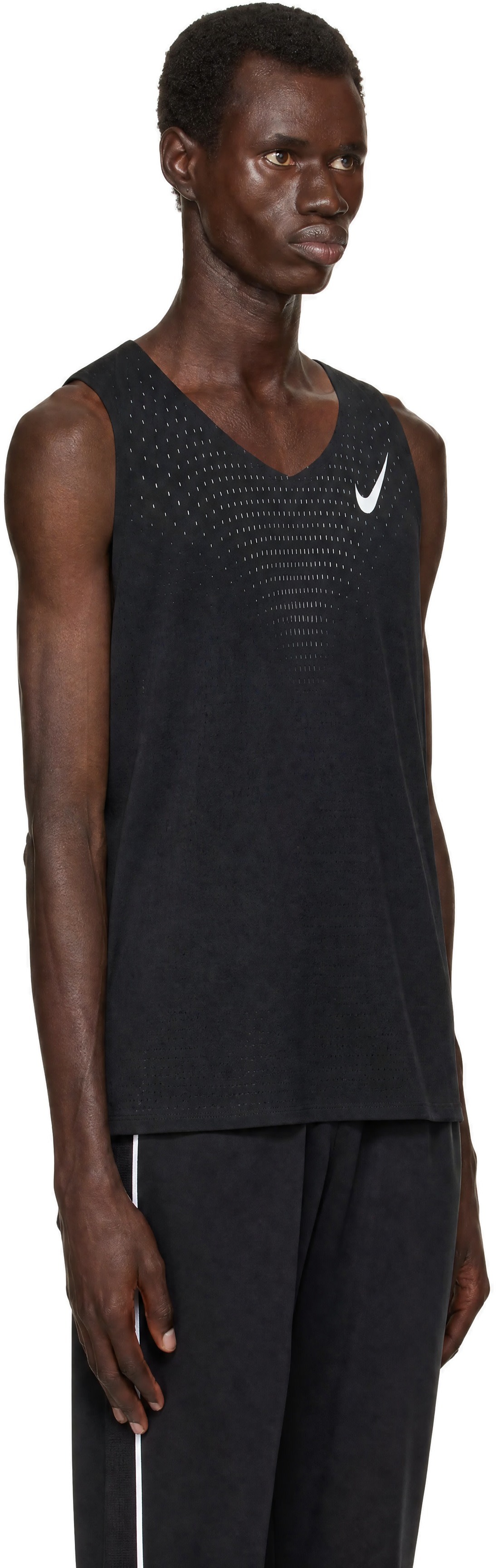 Nike - Black AeroSwift Tank Top
