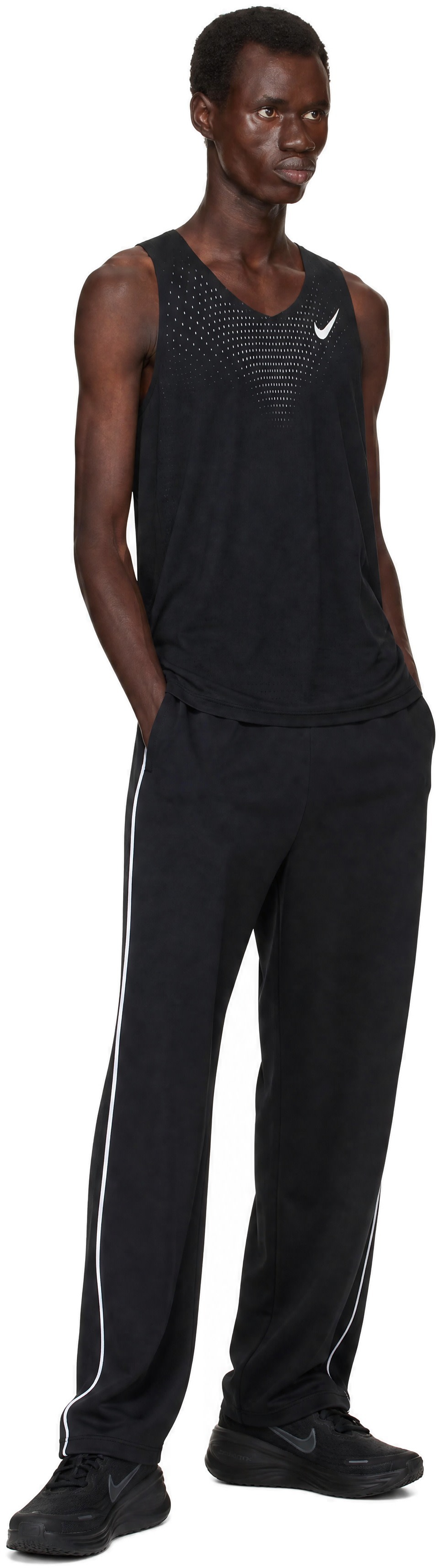 Nike - Black AeroSwift Tank Top