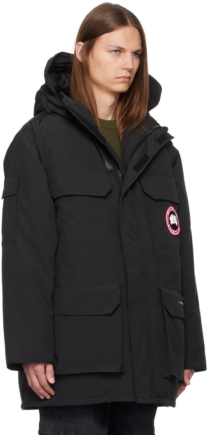 Canada Goose - 블랙 익스페디션 다운 재킷